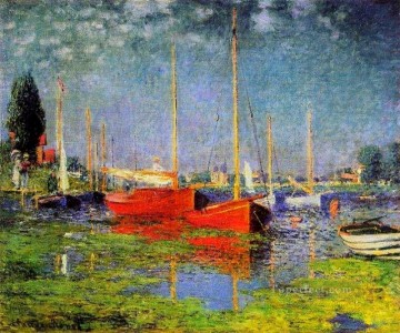  Arco Pintura al %C3%B3leo - Barcos de recreo en Argenteuil Claude Monet